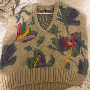 Zara knitted vest